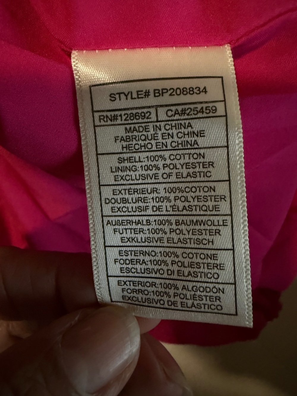 Steve Madden Fuchsia Pink Strappy Mini Dress Size Large NWT - Picture 6 of 7